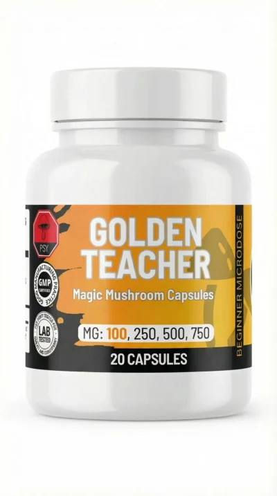 Golden Teacher Capsules 100mg