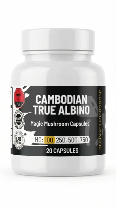 Cambodian True Albino 100mg Capsules