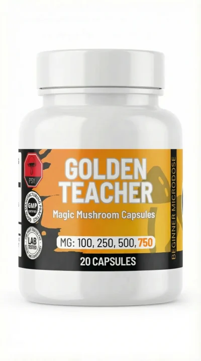Golden Teacher Capsules 750mg