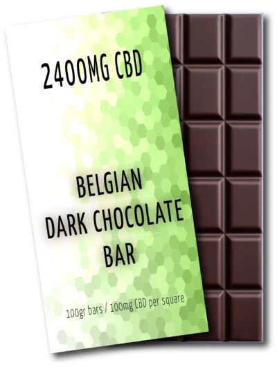 Belgian Dark Chocolate Bar | 2400mg CBD