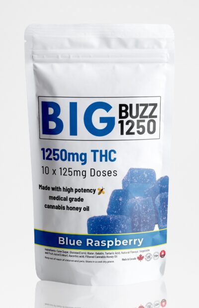 1250mg THC Big Buzz Blue Raspberry