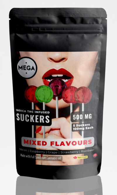 Variety Pack Lollipop Suckers | 100mg x 5 | 500mg THC