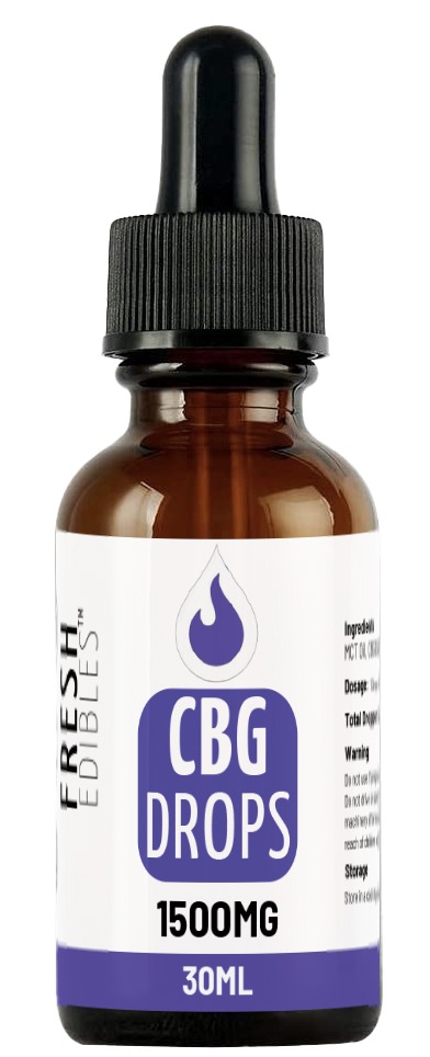 Fresh Edibles CBG Drops 1500mg