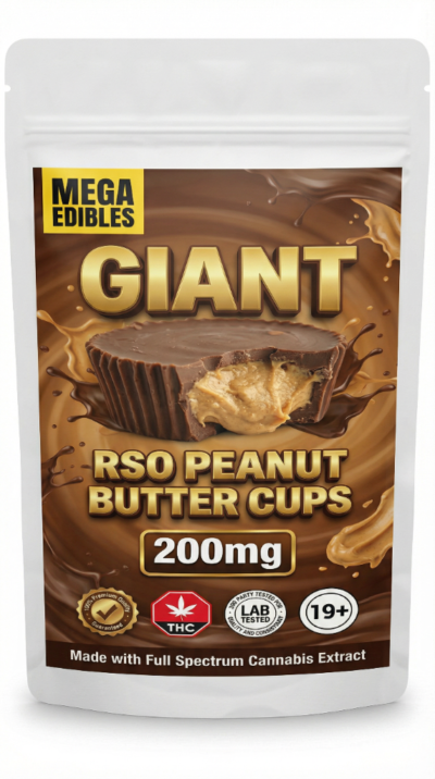 MEGA Giant Peanut Butter Cups 200mg RSO
