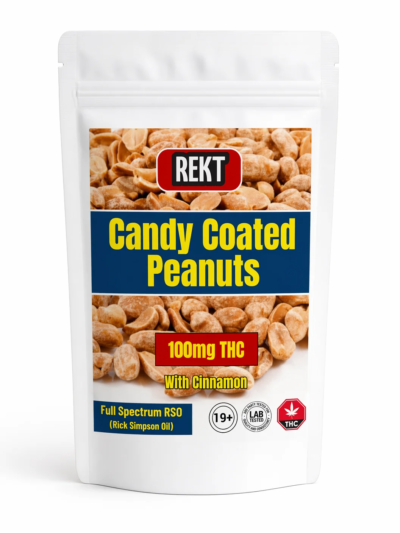 REKT Candy Coated Peanuts 100mg THC